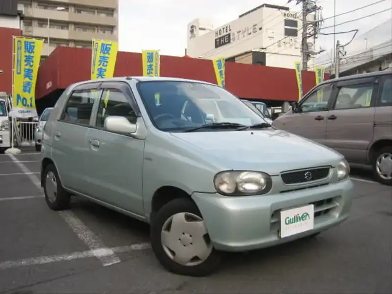 カタログ画像：アルト（ALTO） エポ 2000年5月 GF-HA12S 660cc グリニッシュシルバーメタリック 燃費16.2km / l  メイン（その他）