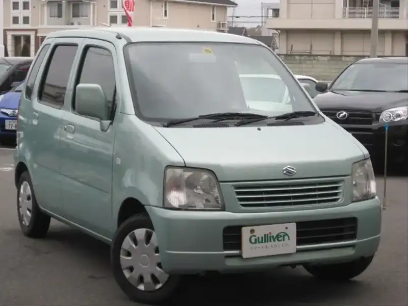 カタログ画像：ワゴンＲ（WAGON R） Ｂ 2003年4月 UA-MC22S 660cc ミントグリーンメタリック 燃費22.5km / l  メイン（その他）