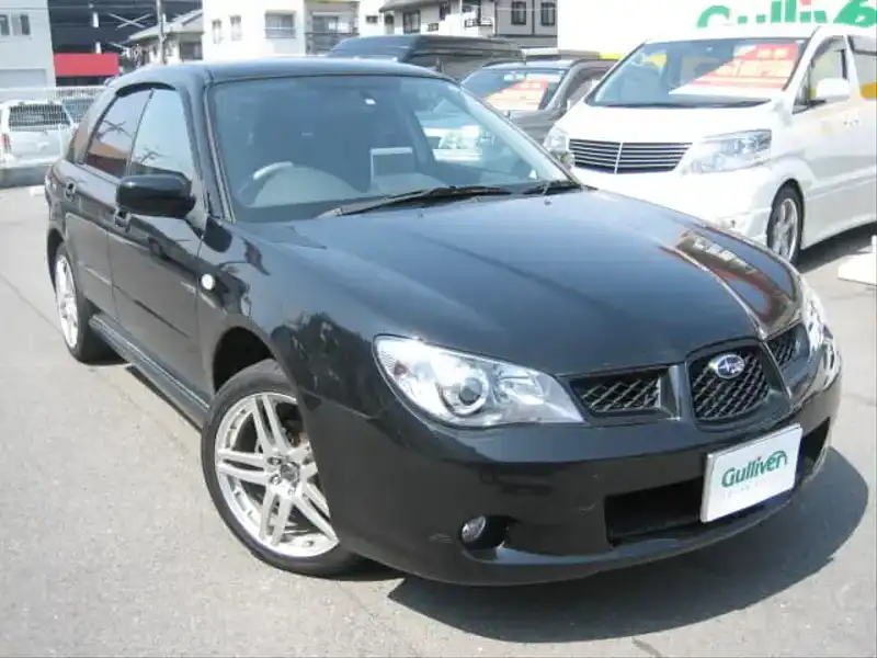 カタログ画像：インプレッサスポーツワゴン（IMPREZA SPORTS WAGON） １．５ｉ 2005年6月 LA-GG3 1500cc オブシディアンブラック・パール 燃費16.0km / l  メイン（その他）