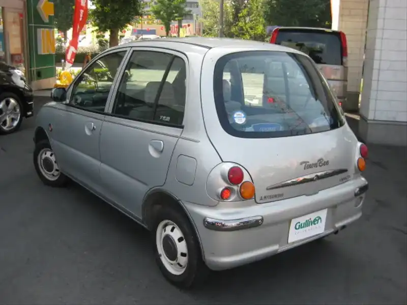 カタログ画像：ミニカ（MINICA） タウンビー 1997年1月 E-H31A 660cc シンフォニックシルバー（メタリック塗装） バック