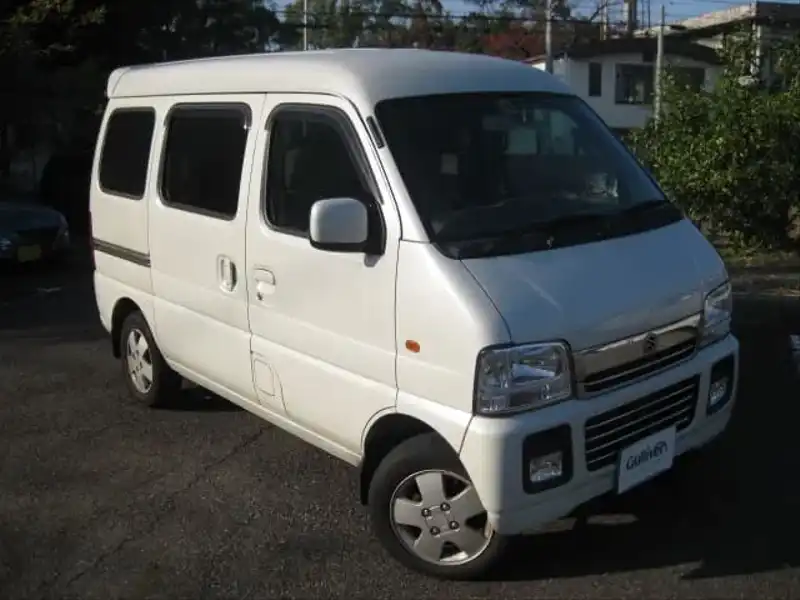 カタログ画像：エブリイワゴン（EVERY WAGON） ジョイポップ 2003年9月 TA-DA62W 660cc パールホワイト 燃費15.6km / l  メイン