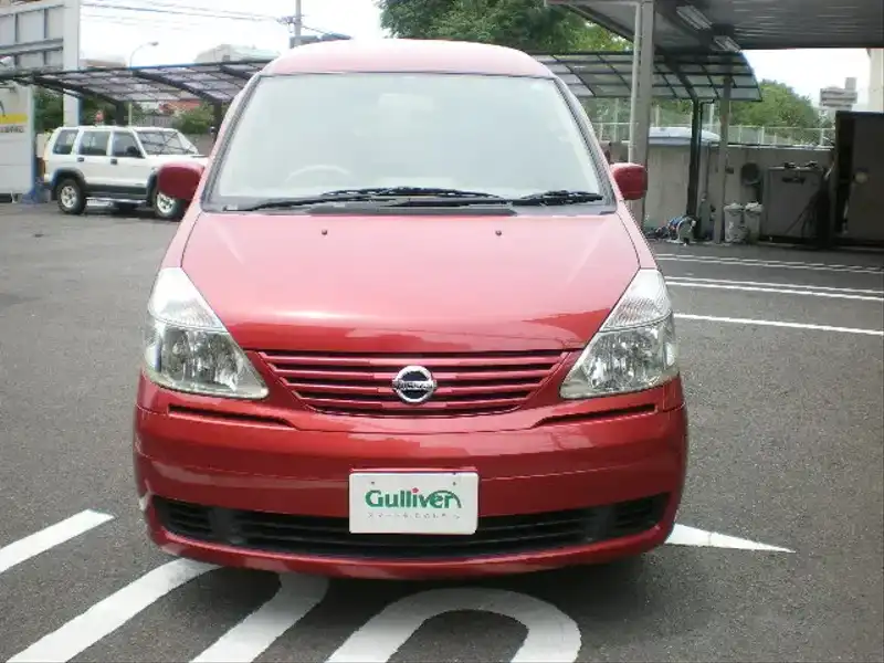 カタログ画像：セレナ（SERENA） ハイルーフ Ｖ－Ｇ 2004年4月 CBA-TNC24 2000cc ルミナスレッド（Ｍ） 燃費10.6km / l  フロント