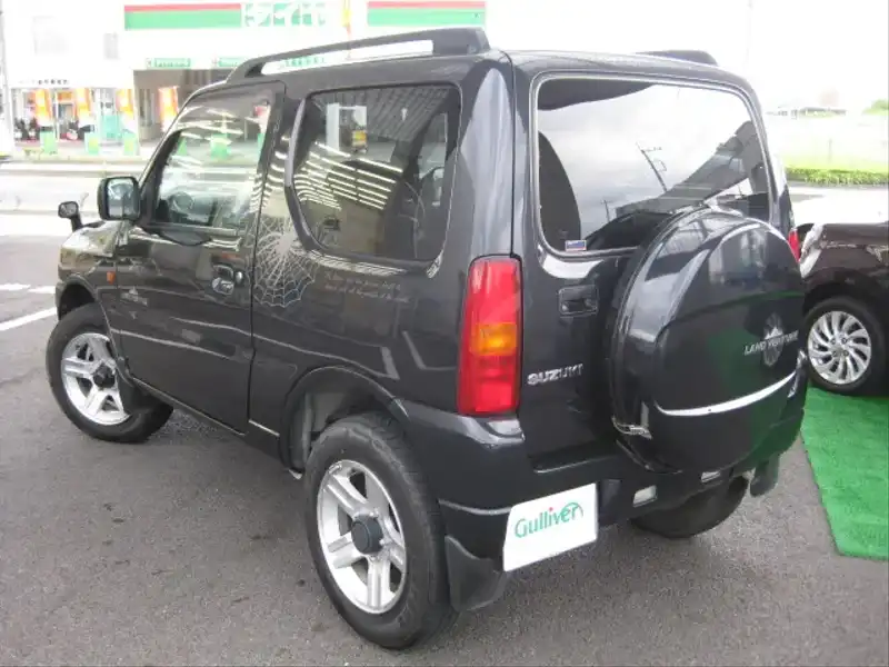 カタログ画像：ジムニー（JIMNY） ランドベンチャー 2006年6月 ABA-JB23W 660cc ブルーイッシュブラックパール３／グラファイトグレーパールメタリック 燃費14.8km / l  外装