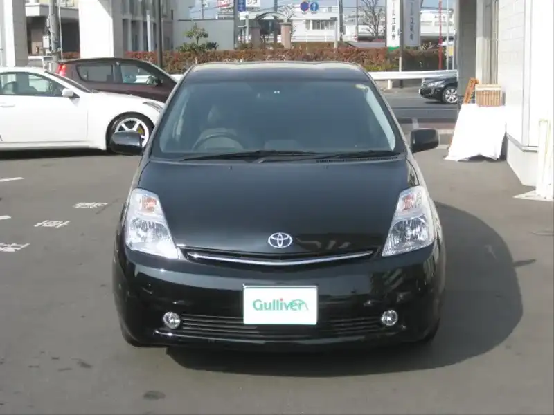 10030440 | カタログ画像：プリウス（PRIUS） Ｇツーリングセレクション・レザーパッケージ 2005年11月 DAA-NHW20 1500cc ブラック フロント