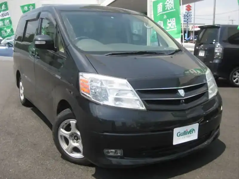 カタログ画像：アルファードハイブリッド（ALPHARD HYBRID） Ｇエディション 2004年2月 CAA-ATH10W 2400cc ブラックマイカ 燃費17.2km / l  メイン（その他）