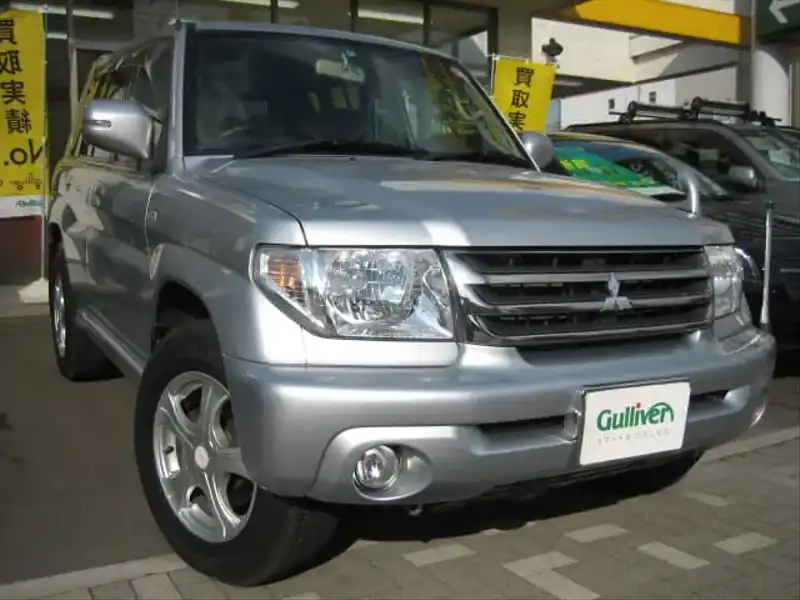 カタログ画像：パジェロイオ（PAJERO IO） アクティブフィールドエディション２．０ナビ 2005年1月 TA-H77W 2000cc クールシルバーメタリック メイン（その他）