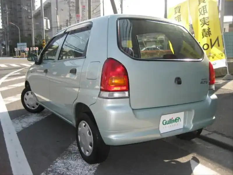 カタログ画像：アルト（ALTO） Ｌｘ 2000年5月 GF-HA22S 660cc グリニッシュシルバーメタリック 燃費27.0km / l  外装