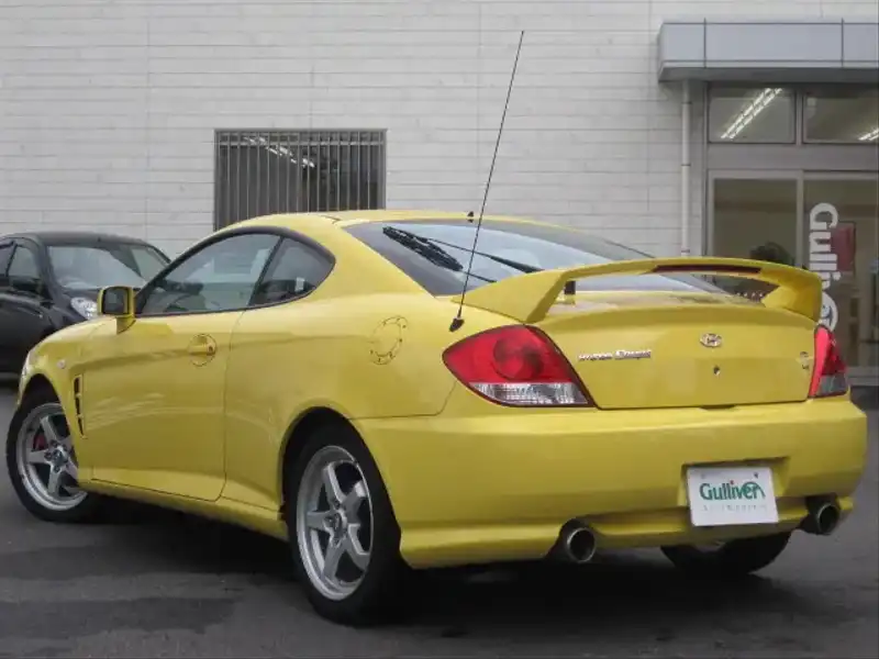 カタログ画像：ヒュンダイクーペ（HYUNDAI COUPE） ＦＸ Ｖ６ 2002年4月 GH-GK27 2700cc バック