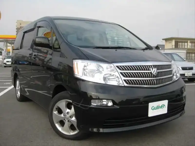 カタログ画像：アルファードＧ（ALPHARD G） ＡＸ トレゾア・アルカンターラバージョン 2004年6月 CBA-ANH10W 2400cc ブラックマイカ 燃費9.7km / l  メイン（その他）