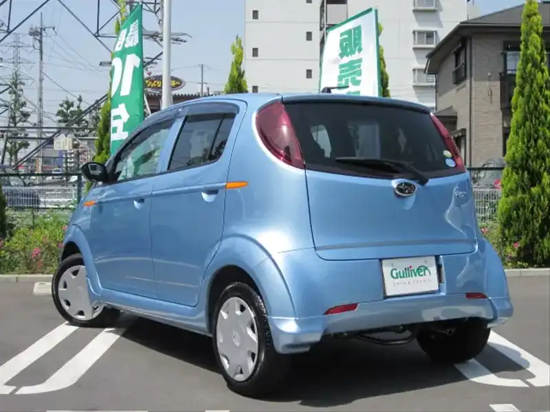 カタログ画像：Ｒ２（R2） スマートセレクション 2009年11月 DBA-RC2 660cc アジュールブルー・パール 燃費21.5km / l  バック