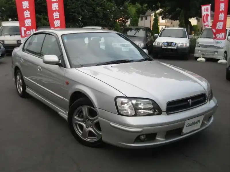 カタログ画像：レガシィＢ４（LEGACY B4） ＲＳタイプＢ 1999年11月 GF-BE5 2000cc アークティックシルバー・メタリック 燃費12.6km / l  メイン