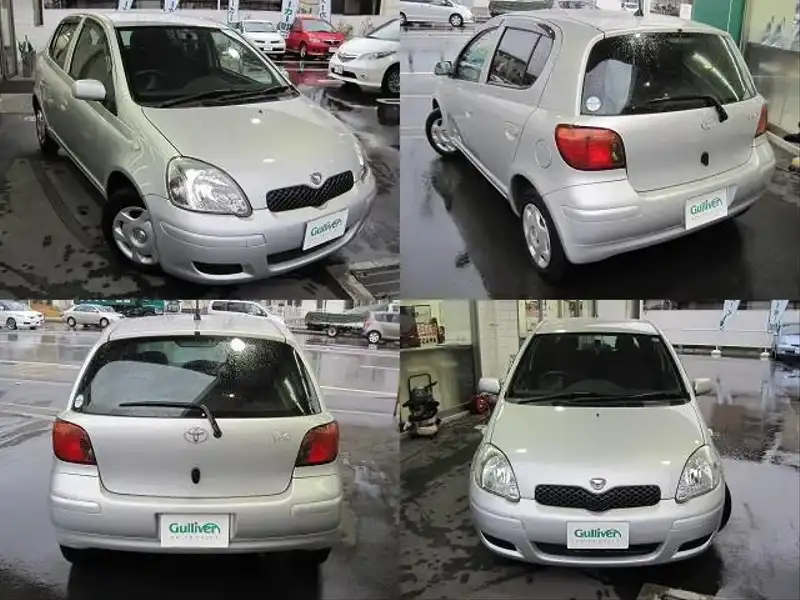 カタログ画像：ヴィッツ（VITZ） Ｕ 2004年2月 CBA-SCP13 1300cc シルバーマイカメタリック 燃費23.0km / l  外装