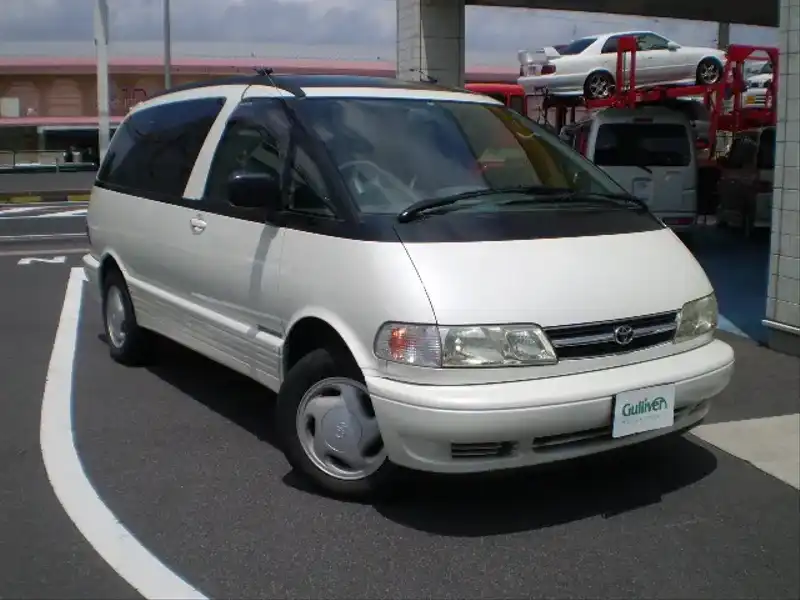 1007374 | カタログ画像：エスティマ（ESTIMA） Ｖ エクストラエディション 1999年4月 GF-TCR10W 2400cc ホワイトパールマイカ メイン