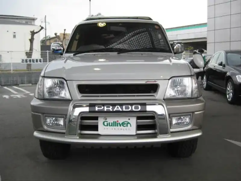 カタログ画像：ランドクルーザープラド（LAND CRUISER PRADO） ＴＸ パッケージⅢ 1998年1月 E-VZJ95W 3400cc クリスタルシルバーパールメタリック 燃費7.6km / l  メイン