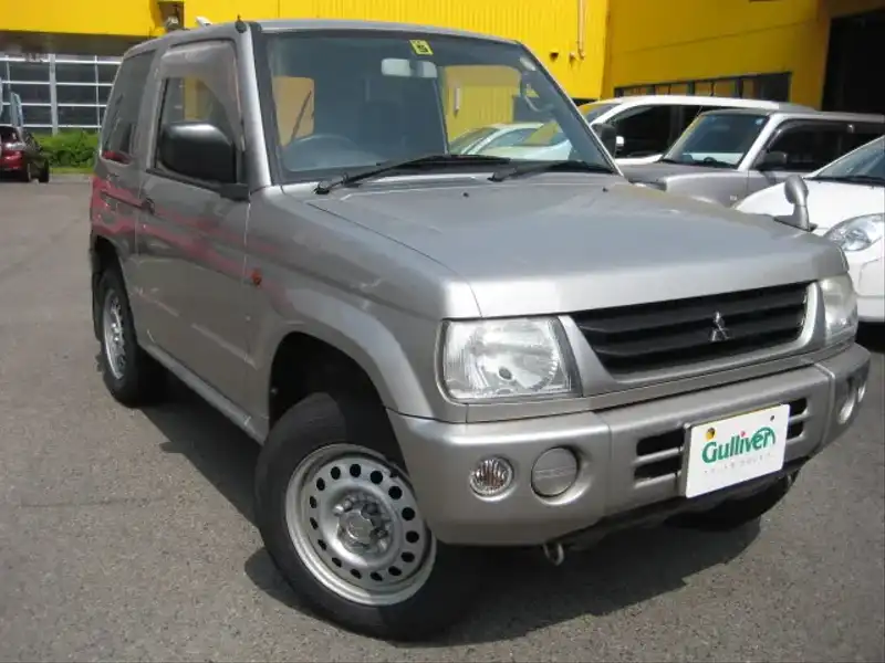 カタログ画像：パジェロミニ（PAJERO MINI） Ｘ 2001年10月 GF-H53A 660cc ミディアムシルバー（Ｍ） メイン（その他）