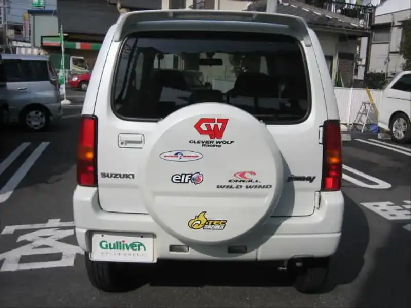 10044120 | カタログ画像：ジムニー（JIMNY） ワイルドウインド 2007年11月 ABA-JB23W 660cc パールホワイト バック