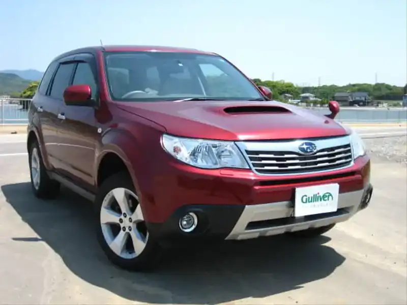 カタログ画像：フォレスター（FORESTER） ２．０ＸＴ プラチナセレクション 2009年12月 DBA-SH5 2000cc カメリアレッド・パール 燃費12.2km / l  メイン（その他）