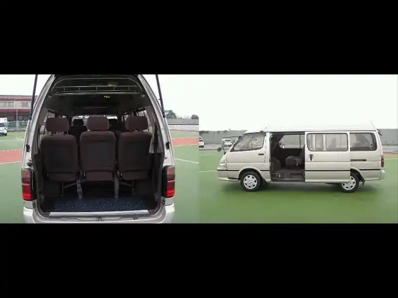 カタログ画像：ハイエースワゴン（HIACE WAGON） グランドキャビンＧ－ｅ（スーパーロング）ハイルーフ 1999年7月 KH-KZH120G 3000cc シルキーローズトーニング 燃費9.0km / l  内装