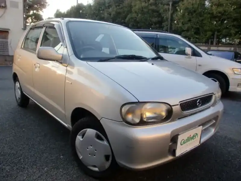 カタログ画像：アルト（ALTO） エポエクストラ 1999年10月 GF-HA12S 660cc シルキーシルバーメタリック 燃費18.4km / l  メイン