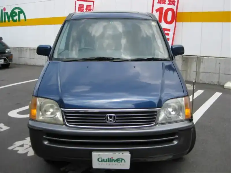 2001799 | カタログ画像：ステップワゴン（STEPWAGON） Ｇ 回転対座シート 1996年5月 E-RF1 2000cc ドルフィンブルー・パール フロント