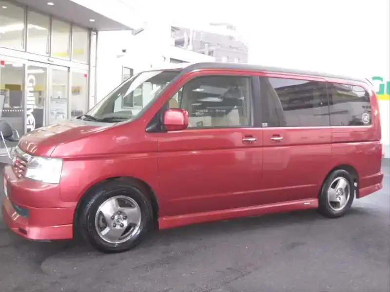 カタログ画像：ステップワゴン（STEPWAGON） Ｉ 2001年4月 LA-RF4 2000cc コーラルレッド・パール 燃費11.8km / l  メイン（その他）