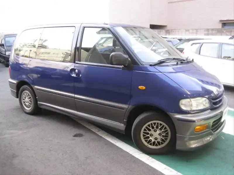 カタログ画像：セレナ（SERENA） ＦＸ－Ｓ 1998年1月 E-KBNC23 2000cc パープリッシュブルーＭ／グレーＭ 燃費8.0km / l  メイン