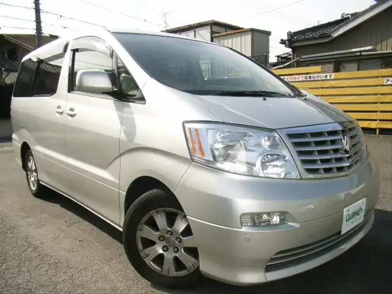 カタログ画像：アルファードＶ（ALPHARD V） ＭＸ トレゾア・アルカンターラバージョン 2004年6月 TA-MNH15W 3000cc シルバーメタリック 燃費8.6km / l  メイン（その他）