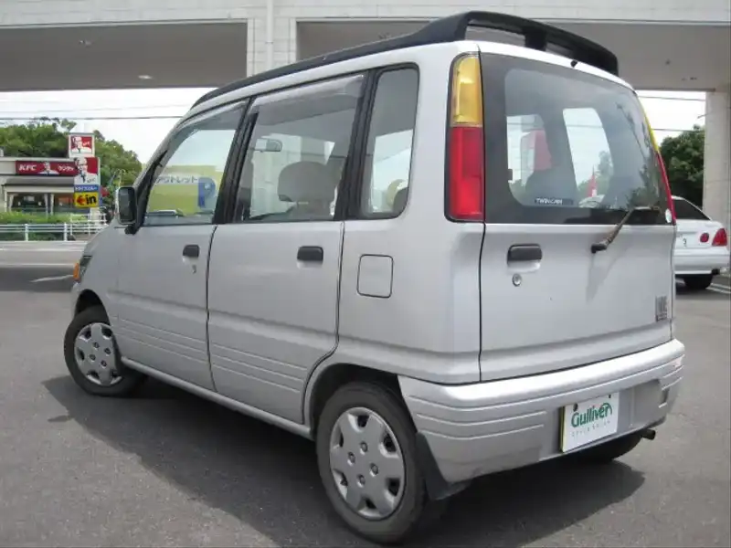 カタログ画像：ムーヴ（MOVE） ＣＬ 1996年5月 E-L600S 660cc シルバーメタリック 燃費20.0km / l  バック