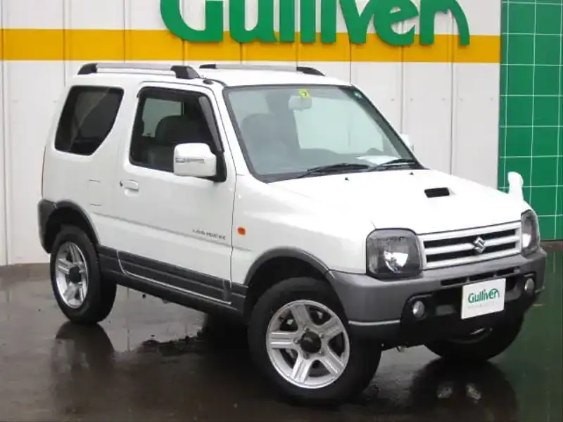 カタログ画像：ジムニー（JIMNY） ランドベンチャー 2008年6月 ABA-JB23W 660cc パールホワイト／グラファイトグレーパールメタリック 燃費16.4km / l  メイン