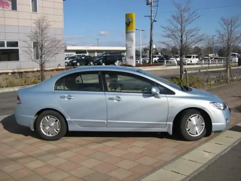 10043341 | カタログ画像：シビックハイブリッド（CIVIC HYBRID） ＭＸＢ 2007年9月 DAA-FD3 1300cc フローライトシルバー・メタリック 外装