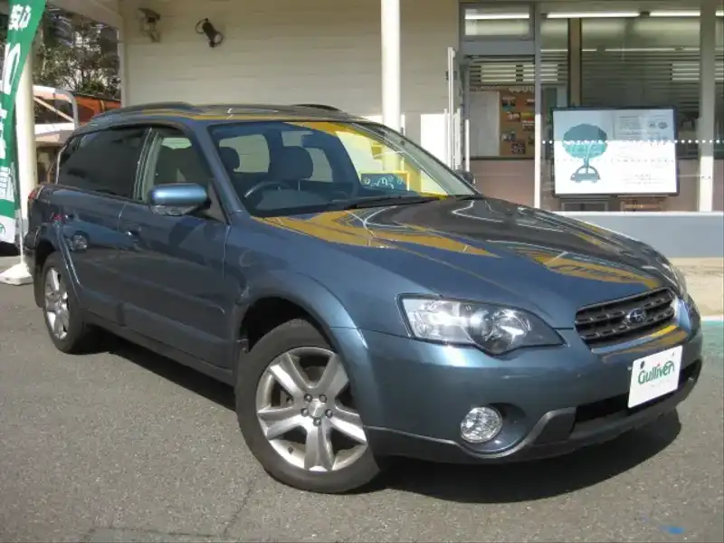 カタログ画像：レガシィアウトバック（LEGACY OUTBACK） ２．５ｉ 2004年4月 UA-BP9 2500cc アトランティックブルー・パール 燃費13.0km / l  メイン（その他）