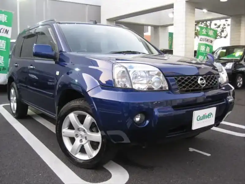 カタログ画像：エクストレイル（X-TRAIL） ナビエディション Ｘｔｔ 2003年4月 TA-NT30 2000cc ダークブルーパール（Ｐ） 燃費12.0km / l  メイン（その他）