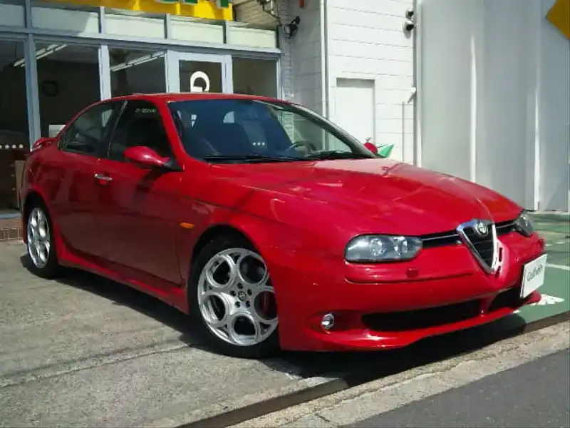 カタログ画像：アルファ１５６（ALFA 156） ＧＴＡ ３．２ Ｖ６ ２４Ｖ 2002年7月 GH-932AXB 3200cc アルファレッド メイン