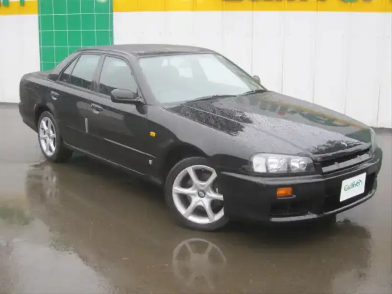 カタログ画像：スカイライン（SKYLINE） ２５ＧＴ－Ｖ 1999年2月 GF-ER34 2500cc ブラックパール 燃費11.0km / l  メイン（その他）