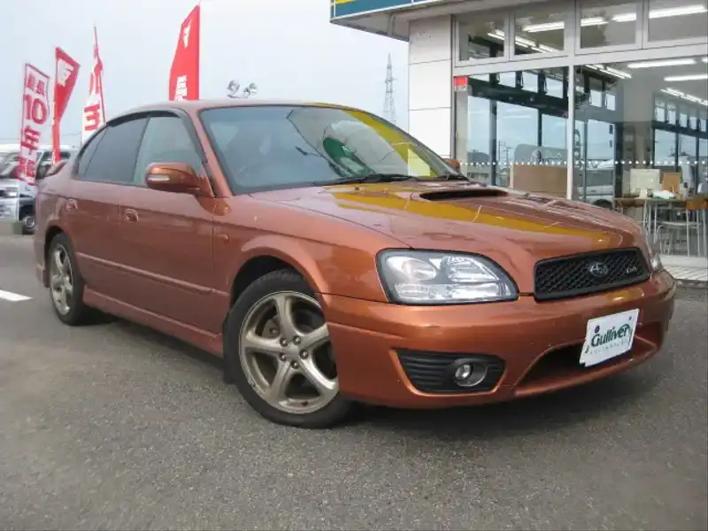 カタログ画像：レガシィＢ４（LEGACY B4） ＲＳ 2001年5月 TA-BE5 2000cc カッパーオレンジ・マイカ 燃費12.2km / l  メイン（その他）