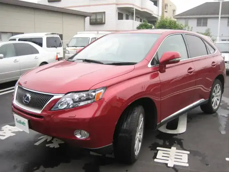 カタログ画像：ＲＸ（RX） ＲＸ４５０ｈ 2009年4月 DAA-GYL15W 3500cc レッドマイカクリスタルシャイン 燃費18.8km / l  外装