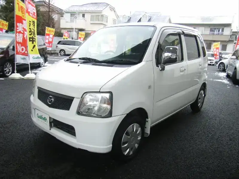 カタログ画像：ＡＺワゴン（AZ-WAGON） ＦＭ－Ｇ 2002年9月 LA-MD22S 660cc スペリアホワイト 燃費19.4km / l  フロント