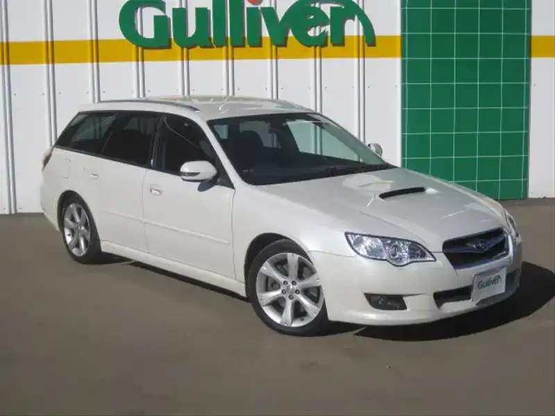 カタログ画像：レガシィツーリングワゴン（LEGACY TOURING WAGON） ２．０ＧＴ ＳＩクルーズ 2007年5月 CBA-BP5 2000cc サテンホワイト・パール 燃費13.0km / l  メイン