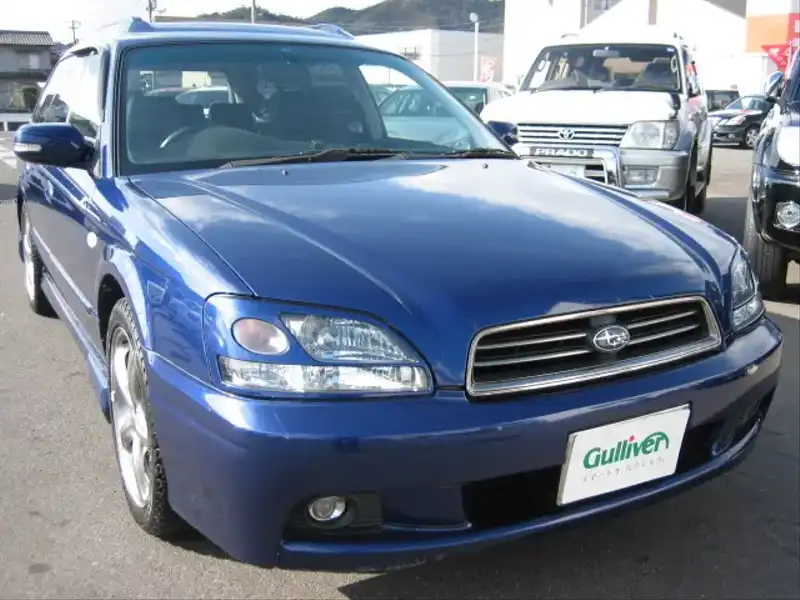 カタログ画像：レガシィツーリングワゴン（LEGACY TOURING WAGON） ブリッツェン６ 2002年8月 LA-BHE 3000cc ノーティックブルー・マイカ メイン