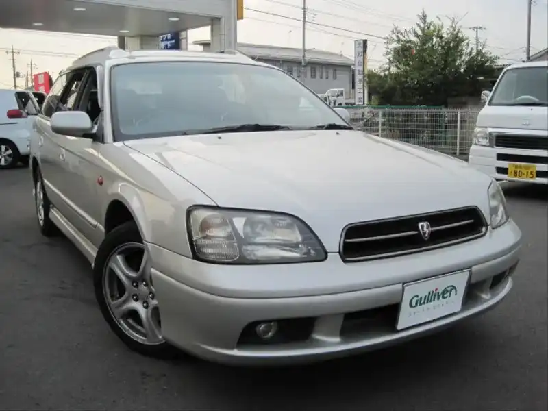 カタログ画像：レガシィツーリングワゴン（LEGACY TOURING WAGON） ＴＳタイプＲ リミテッド 1998年11月 GF-BH5 2000cc アークティックシルバー・メタリック 燃費11.8km / l  メイン（その他）