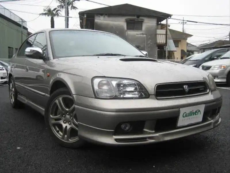 カタログ画像：レガシィＢ４（LEGACY B4） ＲＳＫ 2001年5月 TA-BE5 2000cc プレミアムシルバー・メタリック 燃費11.2km / l  メイン