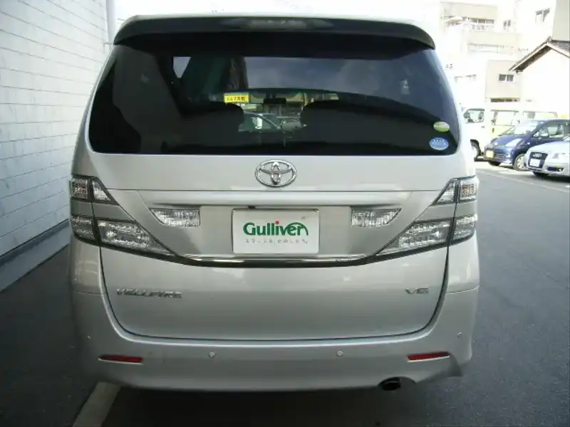 カタログ画像：ヴェルファイア（VELLFIRE） ３．５Ｚ Ｇエディション 2008年5月 DBA-GGH25W 3500cc シルバーメタリック 燃費9.1km / l  バック