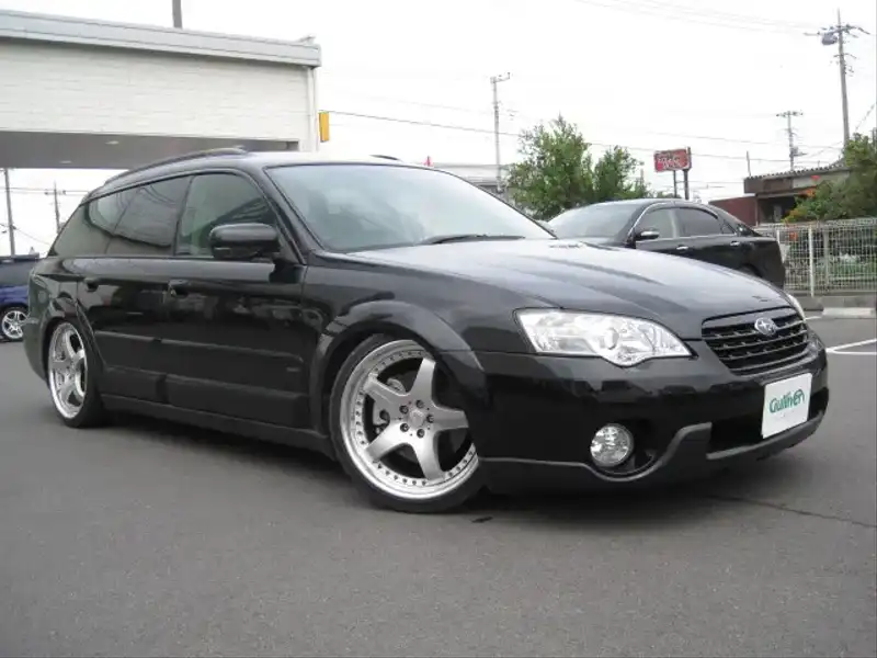 カタログ画像：レガシィアウトバック（LEGACY OUTBACK） ３．０Ｒ 2005年5月 CBA-BPE 3000cc オブシディアンブラック・パール 燃費11.6km / l  メイン（その他）