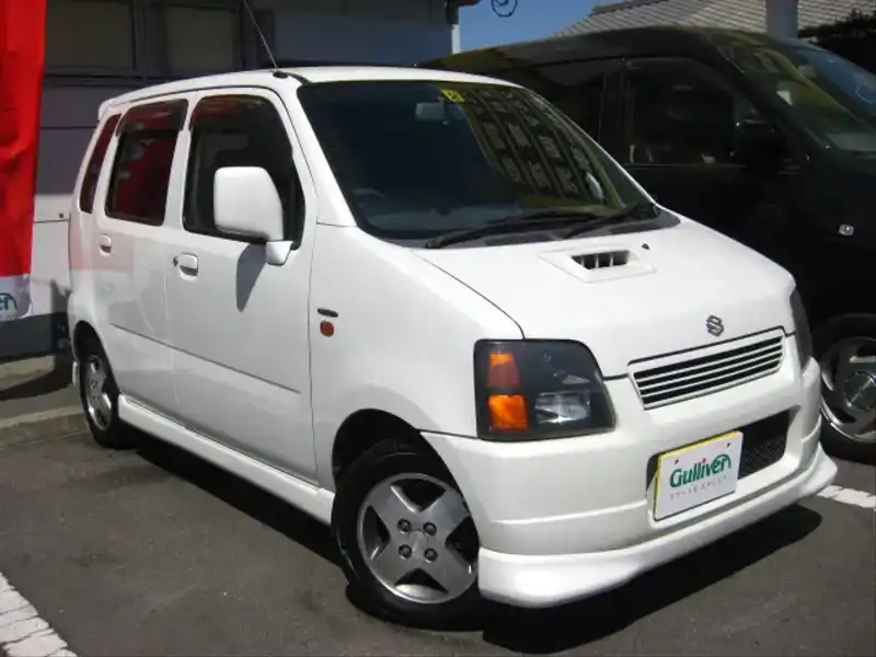 カタログ画像：ワゴンＲ（WAGON R） ＦＸ－Ｔエアロ 2000年6月 GF-MC11S 660cc パールホワイト 燃費17.4km / l  メイン