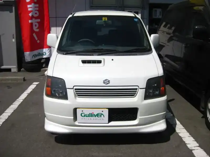 カタログ画像：ワゴンＲ（WAGON R） ＦＸ－Ｔエアロ 2000年6月 GF-MC11S 660cc パールホワイト 燃費17.4km / l  フロント