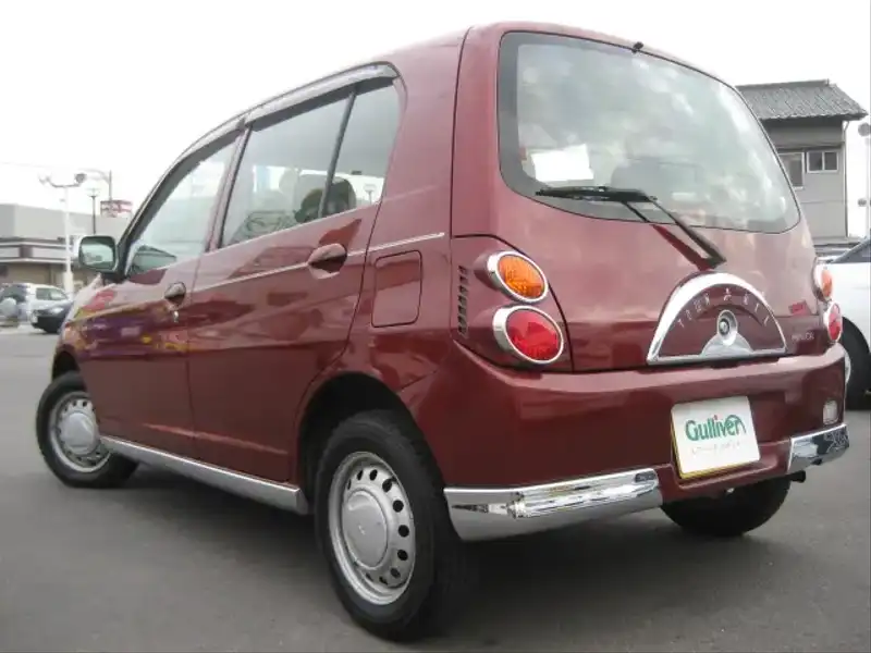 カタログ画像：ミニカ（MINICA） タウンビー 1999年10月 GF-H47A 660cc ロアンヌレッド（Ｐ） バック