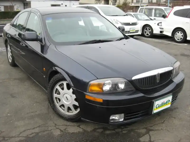 カタログ画像：リンカーンＬＳ（LINCOLN LS） Ｖ６ 1999年10月 GF-1LNSM86 3000cc ディープウェッジウッドブルー・クリアコートメタリック 燃費7.7km / l  メイン