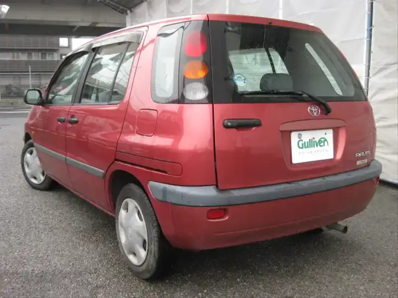 1007512 | カタログ画像：ラウム（RAUM） レッドエディション Ｇパッケージ 1997年8月 E-EXZ10 1500cc スーパーレッドⅡ バック