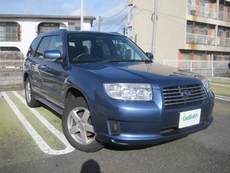 カタログ画像：フォレスター（FORESTER） エアブレイク 2007年1月 CBA-SG5 2000cc ニューポートブルー・パール 燃費13.0km / l  メイン（その他）