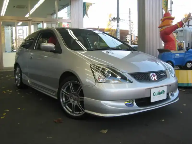 カタログ画像：シビック（CIVIC） タイプＲ 2004年4月 ABA-EP3 2000cc サテンシルバーメタリック 燃費12.4km / l  メイン（その他）